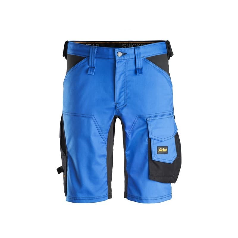 Short de travail allround 200 - 300 g entre 4 et 6 bleu 36 bermuda 1 pièce(s) coton / polyester, élasthanne short allround stretch bleu t36 - snickers