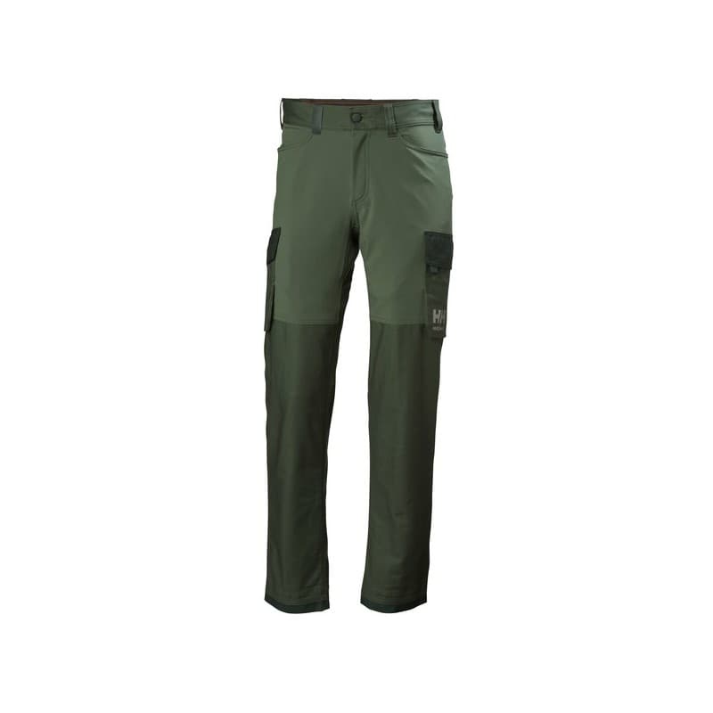 Pantalon oxford 4x cargo vert 200 - 300 g entre 4 et 6 pantalon 60 1 pièce(s) polyamide, coton / polyester / élasthanne pantalon oxford 4x cargo vert