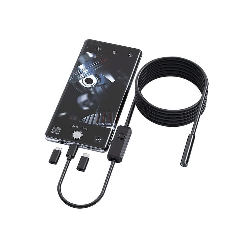 Caméra endoscopique ios/android 5m 1 pièce(s) caméra endoscopique ios/android 5m - ets normand optex