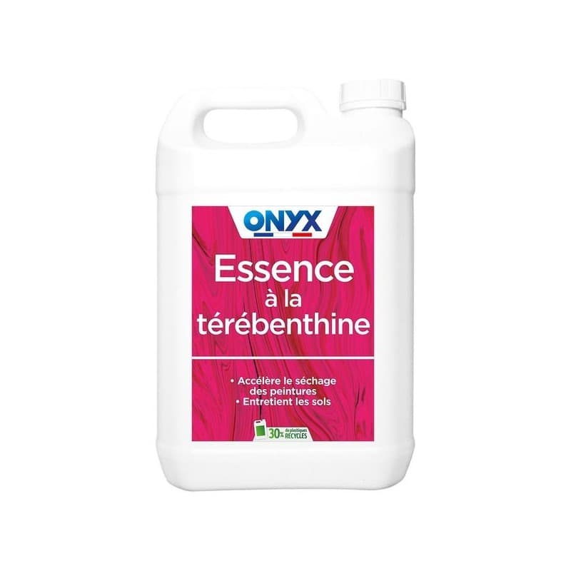 Essence à la térébenthine essence à la térébenthine 1 bidon(s) de 5 litre(s) 5 litre(s) essence - onyx