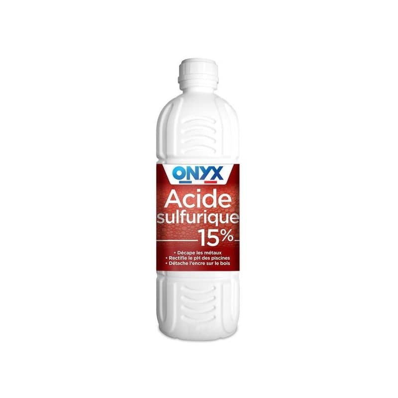 Acide sulfurique 15% 1 bouteille(s) de 1 litre(s) 1 litre(s) acide sulfurique 15% acide sulfurique - onyx
