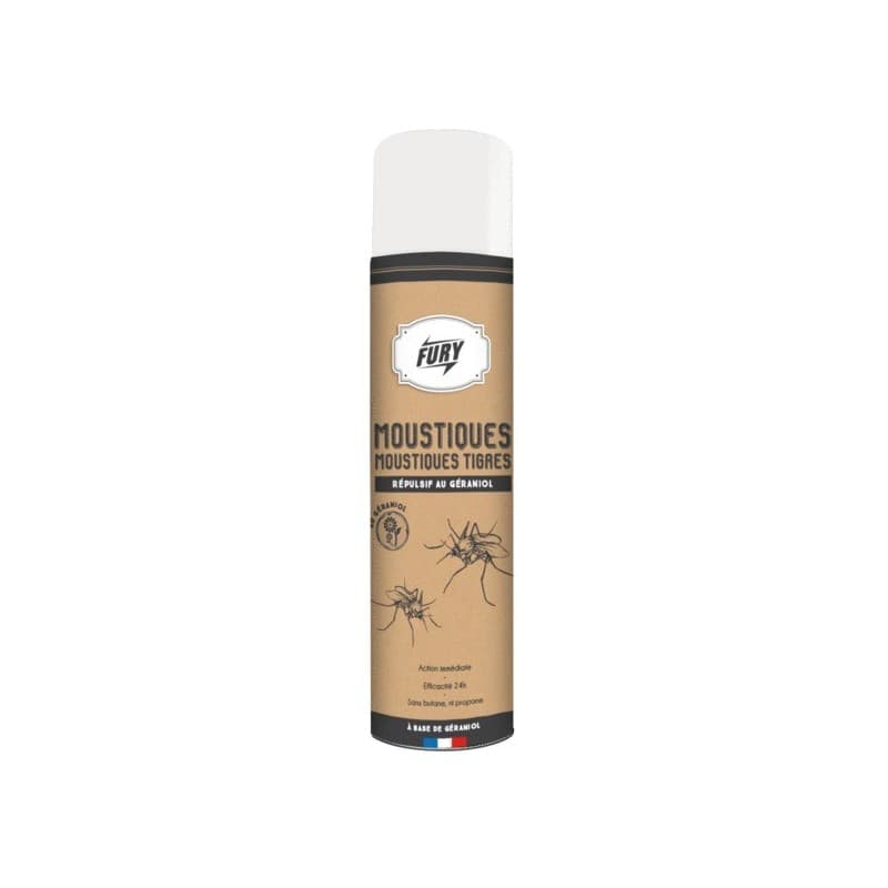 Répulsif moustiques et moustiques tigres 400 ml 1 aérosol(s) de 400 millilitre(s) intérieur spray moustiques répulsif moustiques et moustiques tigres