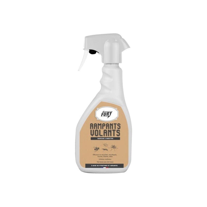 Répulsif rampants et volants 500 ml intérieur et extérieur spray tous rampants, tous volants répulsif rampants et volants 1 spray(s) de 500 millilitre