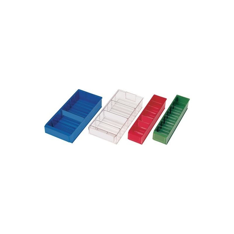 Lot boîte pour étagère promat 1 carton(s) de 9 pièce(s) boîte étagère l500xl235xh145mm vert polypropylène - promat