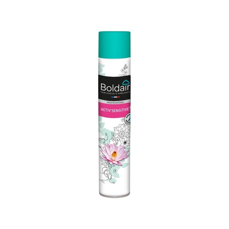 Désodorisant activ' 500 ml 1 aérosol(s) de 500 millilitre(s) spray désodorisant activ' - sensitive / floral floral - boldair