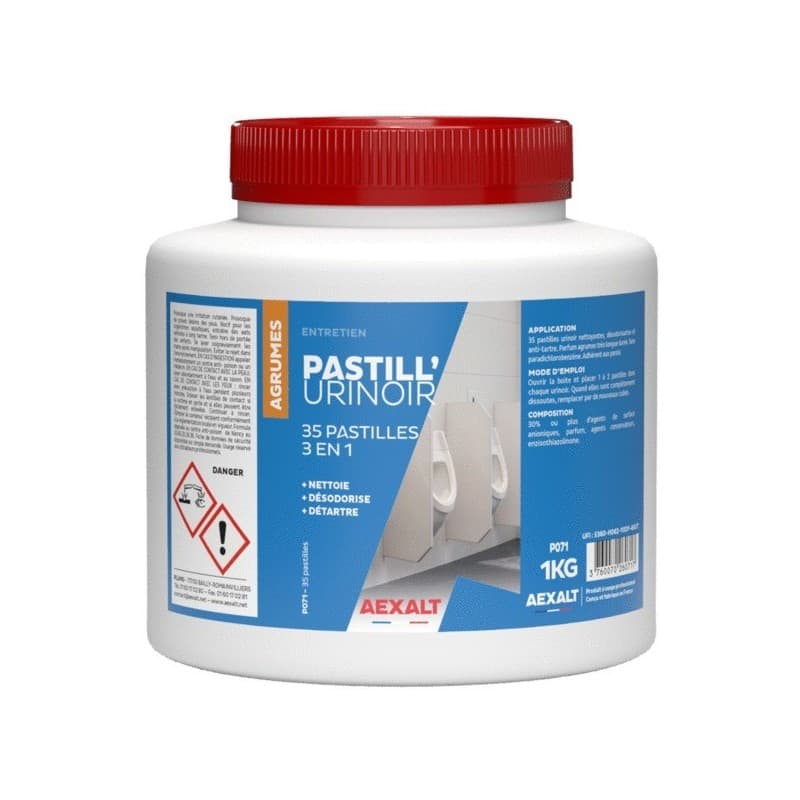 Pastilles 3 en 1 pastill'urinoir 1 boîte(s) de 35 pièce(s) détartrant wc pastilles 3 en 1 pastill'urinoir - pluho aexalt