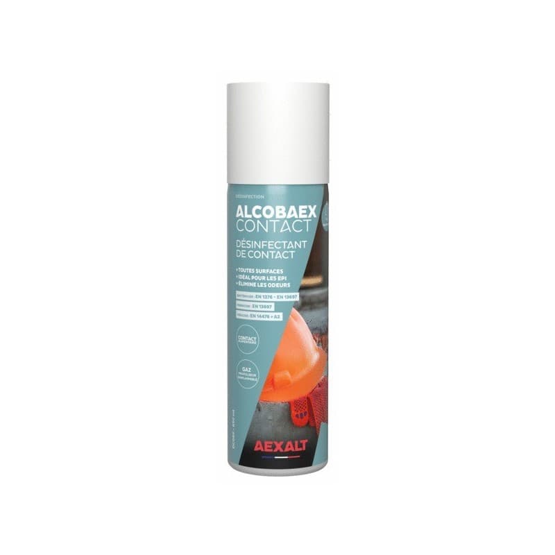 Désinfectant de contact alcobaex 1 aérosol(s) de 650 millilitre(s) spray désinfectant 0.65 litre(s) désinfectant de contact alcobaex - pluho aexalt