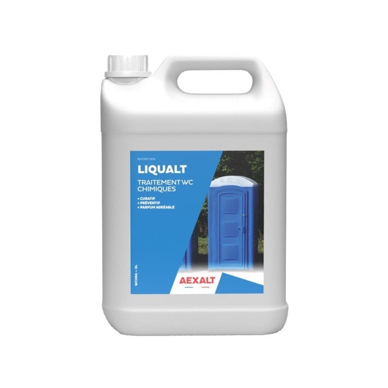 Traitement wc chimiques liqualt 1 bidon(s) de 5 litre(s) 5 litre(s) wc traitement wc chimiques liqualt désodorisant, prévention - pluho aexalt