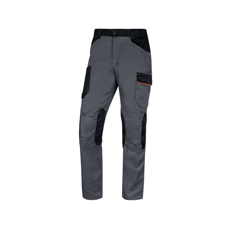 Pantalon hiver mach2 200 - 300 g xl 7 et plus coton / polyester pantalon 1 pièce(s) gris, orange pantalon hiver mach2 orange/gris txl - delta plus