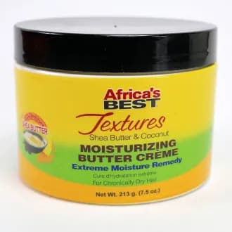 Crème Capillaire Cure Hydratation intense Coco & Karité (213g) Moisturing Butter Crème - Africa's Best
