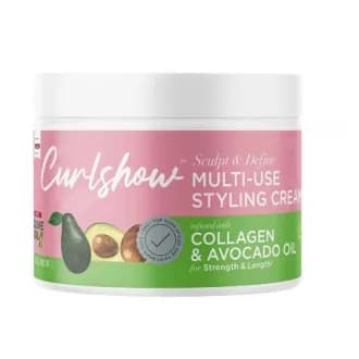 Crème coiffante multi-usages COLLAGENE & AVOCAT 340g (Curlshow)