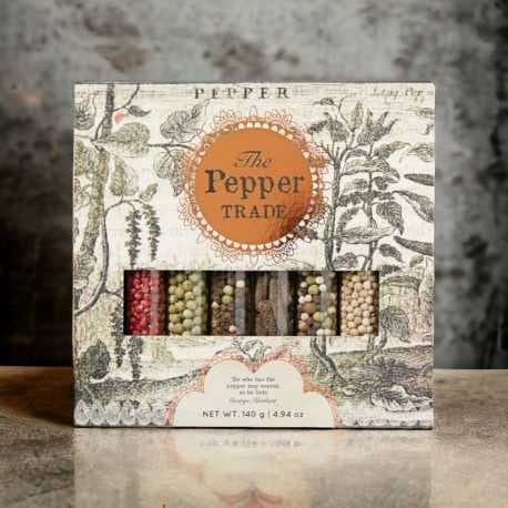 Coffret Découverte de 8 Poivres en Grains du Monde – Collection Précieuse d’Assaisonnements
