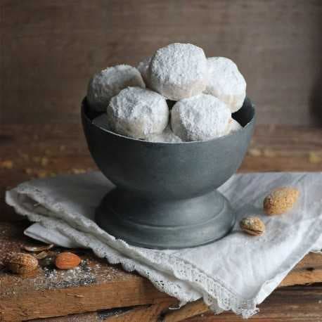 Kourabies Vanille – Sablés Grecs aux Amandes fondants et naturels