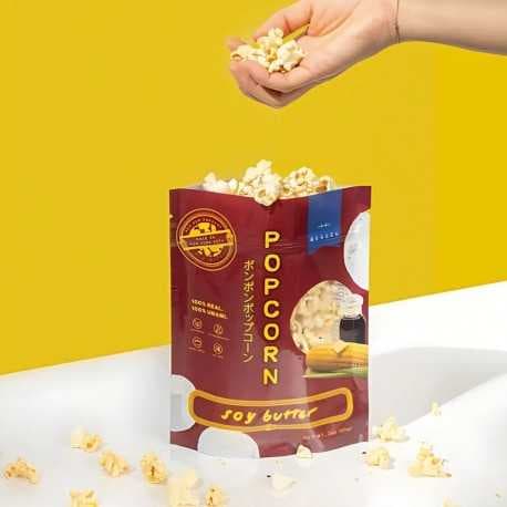 Popcorn Beurre de Soja – Saveur Umami par Pom Pom Popcorn