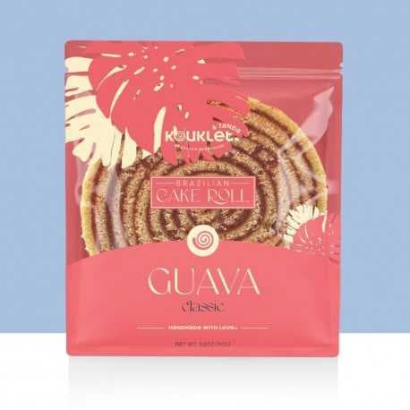 Rouleau à la Goyave – Gâteau Moelleux Fourré à la Confiture Tropicale