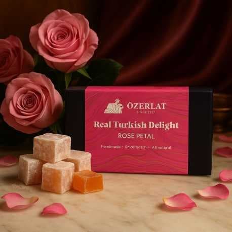 Loukoum à la Rose – Délice Turc Ozerlat – 200 g