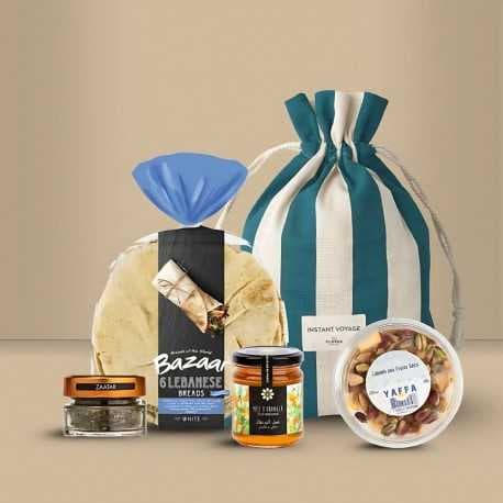 Rituel du petit-déjeuner libanais – Pochon Instant Voyage