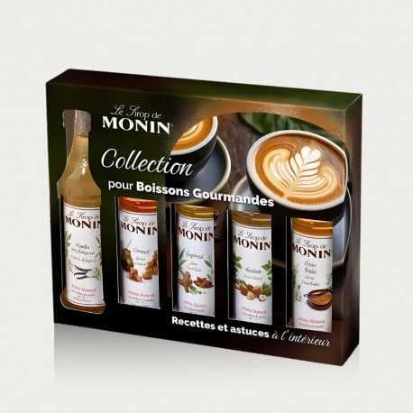 Coffret MONIN Boissons Chaudes & Cocktails – 5 x 5 cl (Arômes Naturels)
