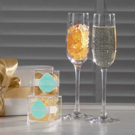 Coffret Cadeau “À Votre Santé !” – Oursons et Bonbons Champagne, Prosecco et Spritz
