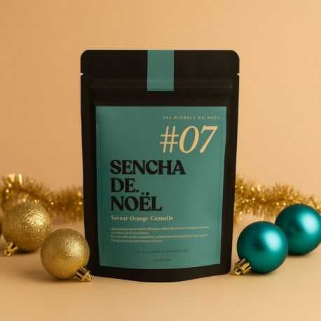 Thé Vert “Sencha de Noël” – Orange, Cannelle & Vanille
