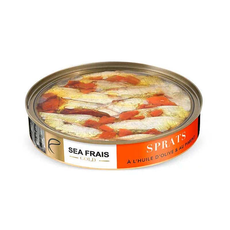 Sprats Ă L'Huile d'Olive et au Piment SEA FRAIS