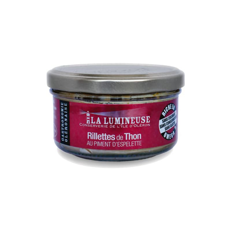 Rillettes de Thon au Piment d'Espelette LA LUMINEUSE