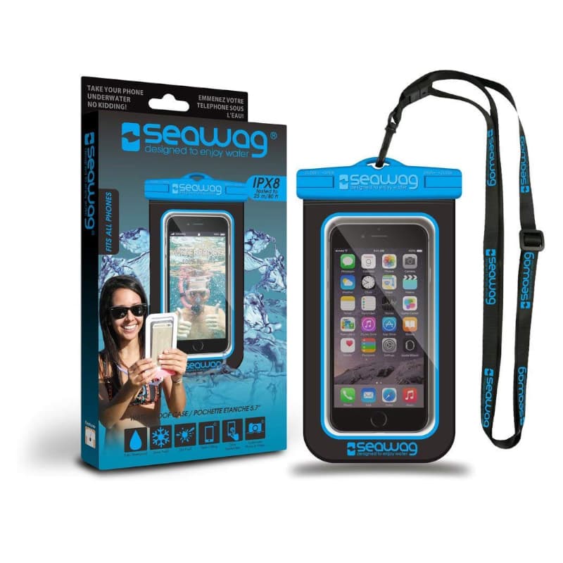 Pochette Universel SEAWAG 100% WaterProof Pour SmartPhone Noir / Bleu
