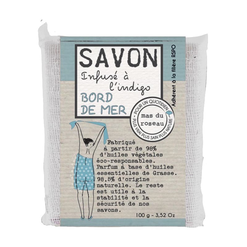 Savon Infusé à l'Indigo - Bord de Mer MAS DU ROSEAU