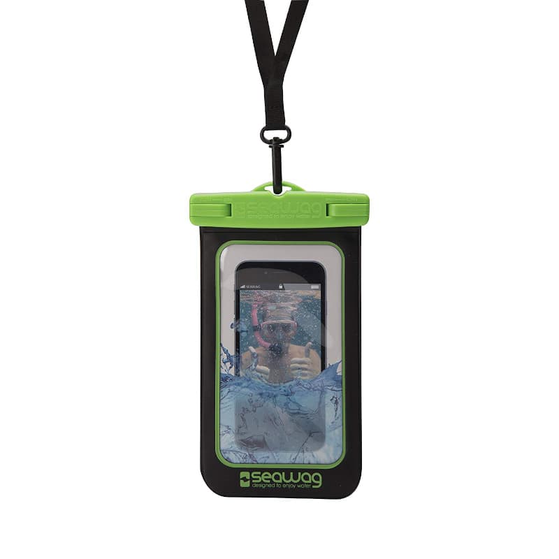 Pochette Universel SEAWAG 100% WaterProof Pour SmartPhone Noir / Vert