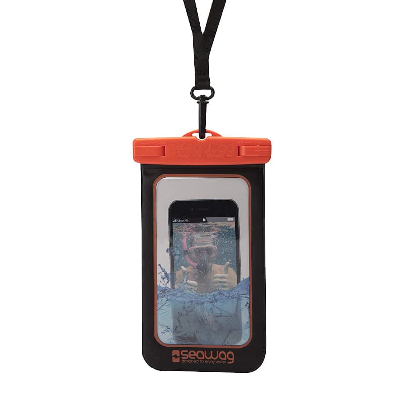 Pochette Universel SEAWAG 100% WaterProof Pour SmartPhone Noir / Orange