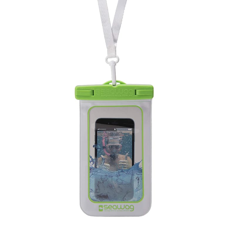 Pochette Universel SEAWAG 100% WaterProof Pour SmartPhone Blanc / Vert