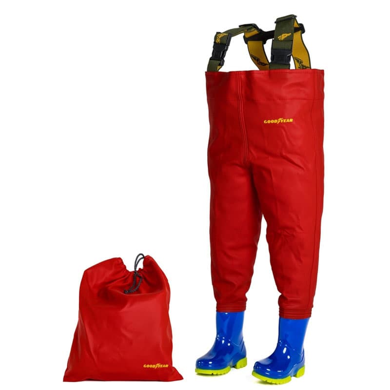 Waders Junior GOODYEAR Rouge 26 / 27