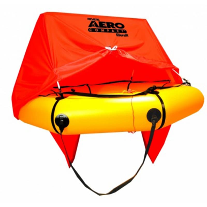 Radeau Ocean Safety 'Aéro Compact' - OUEST SÉCURITÉ MARINE 4 Personnes SAC