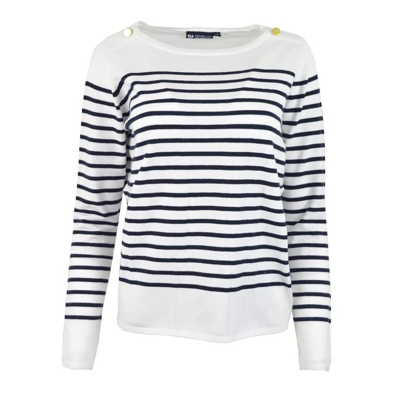 Pull HUBLOT Sollange S Blanc/Marine