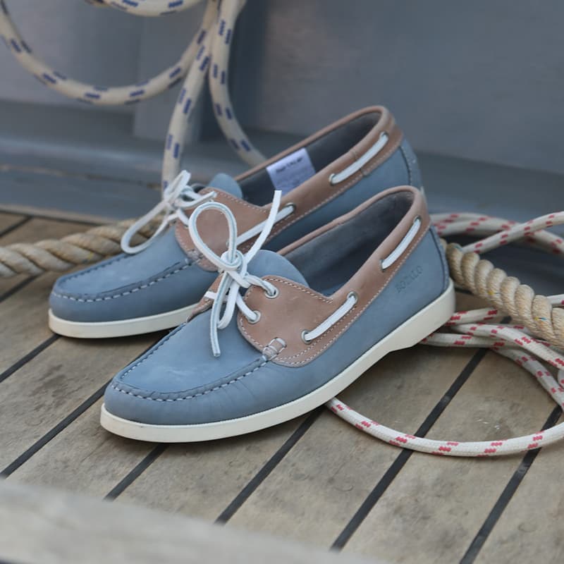 Chaussures Bateau BOTALO Venus 40 Bleu/Beige