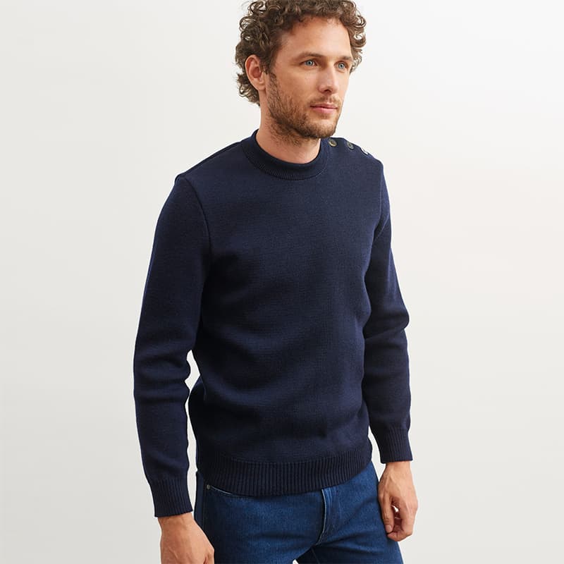 Pull SAINT JAMES Cancale M Navy