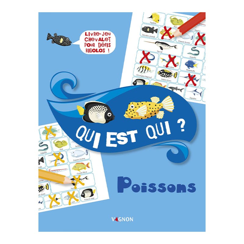 Livre de jeu "Qui est qui?" Poissons