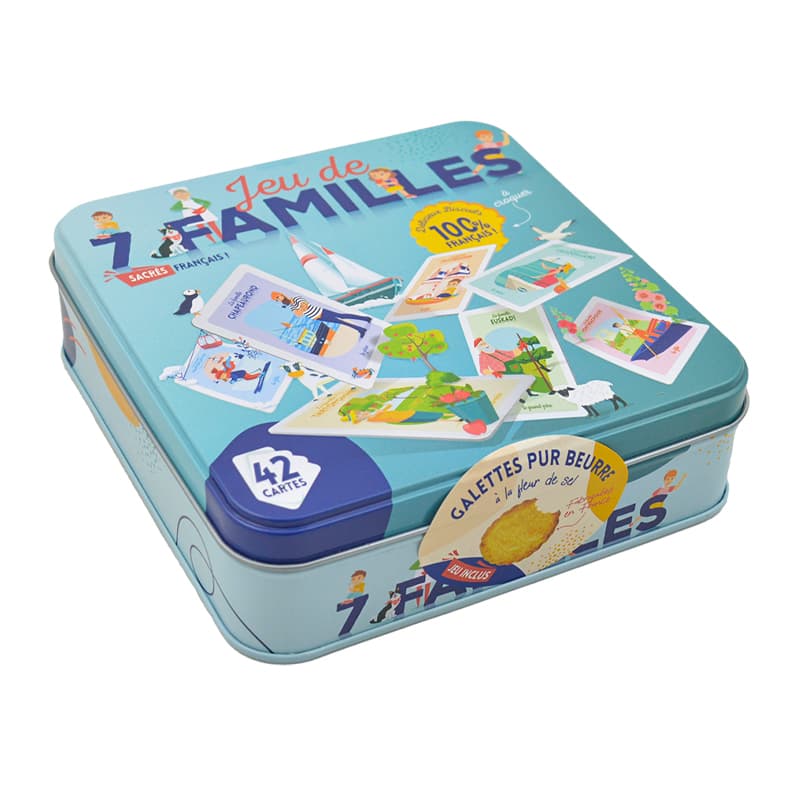 Boite Galettes pur beurre "7 familles" SOCIÉTÉ DV