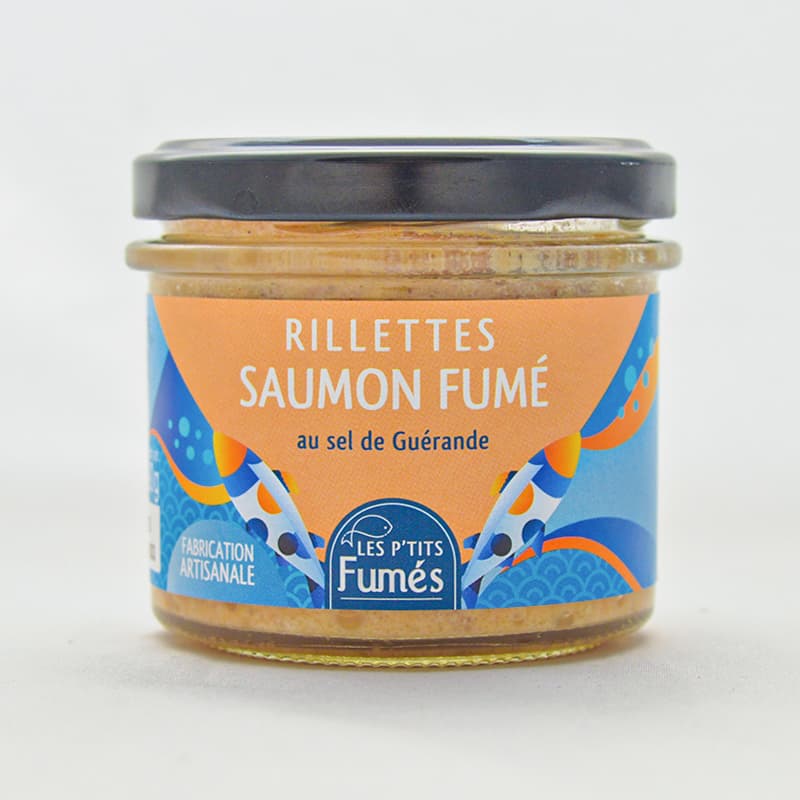 Rillettes de Saumon Fumé au Sel de Guérande CONSERVERIE DES SAVEURS