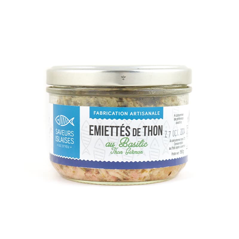 Émiettés de thon au basilic SAVEURS ISLAISES