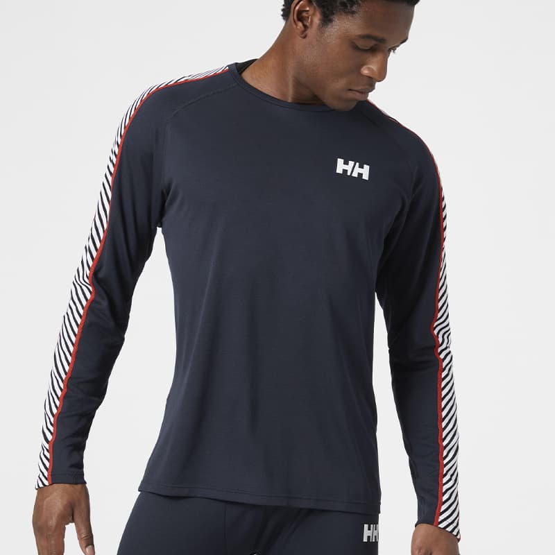 T-shirt technique HELLY HANSEN Lifa® Active Stripe S 597 Navy