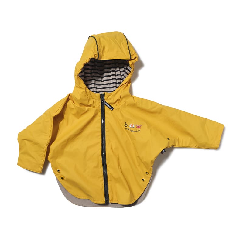 Cape cirée doublée polaire HUBLOT Kaioprint 6 Mois Soleil