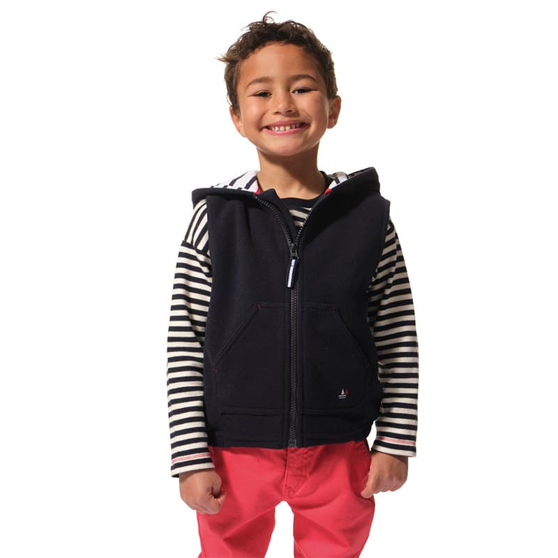 Veste polaire sans manches HUBLOT Sofian 6 Ans Marine