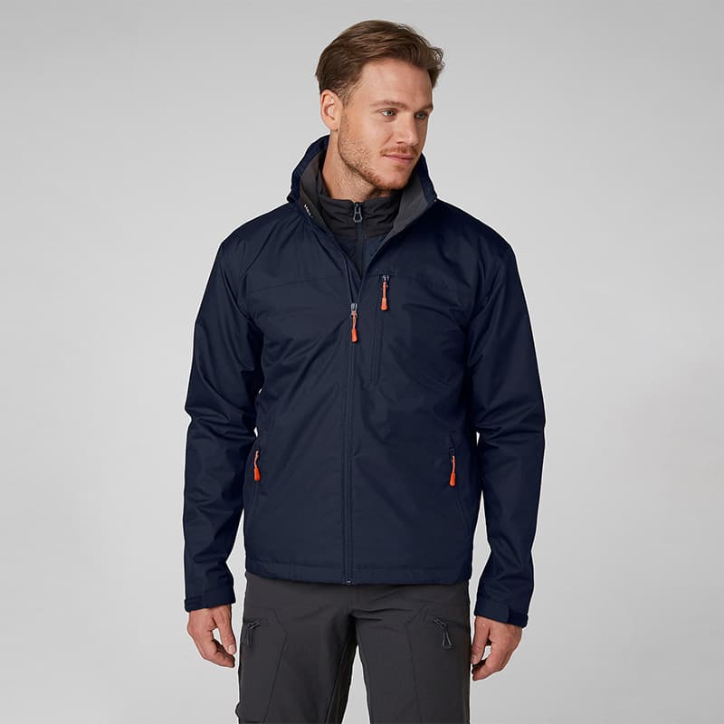 Veste doublée polaire HELLY HANSEN Crew Hooded M 597 Navy