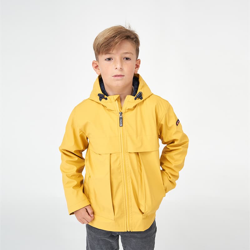 Ciré nautique doublé sherpa BATELA 8 Ans AM Jaune