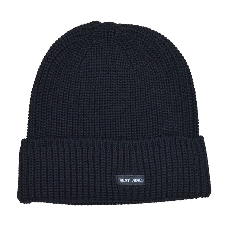 Bonnet à revers SAINT JAMES Canot TU Noir