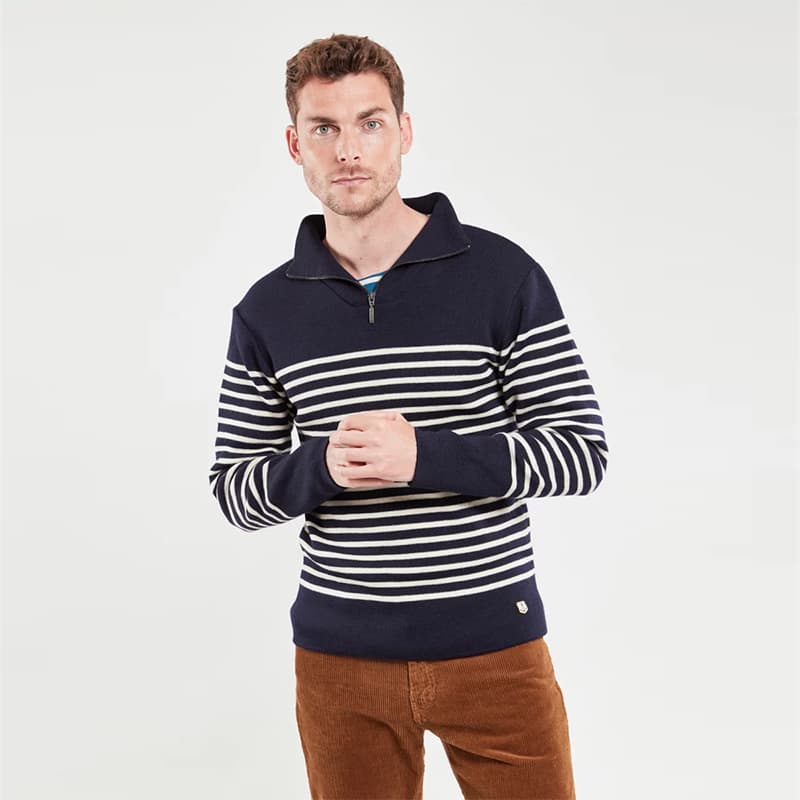 Pull camionneur rayé ARMOR-LUX 2XL 429 Navire/Nature