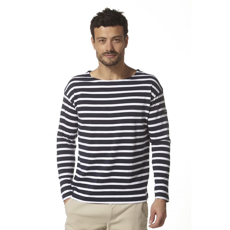 Marinière HUBLOT Pecheur M Marine/Blanc