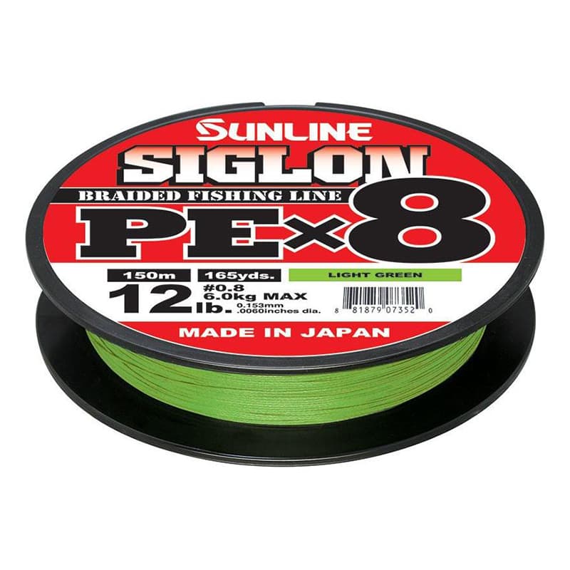 Tresse PESCANAUTIC Siglon Braid PE 8X - Vert clair - 150M 1.0