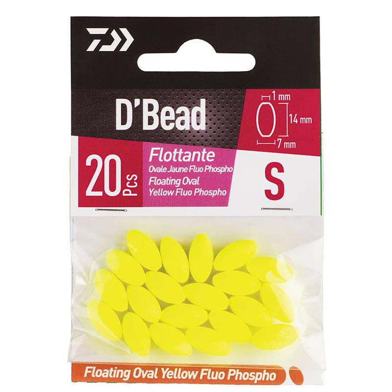 Perle DAIWA Ovale Flottante ROSE PHOSPHO